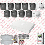 Hikvision 09 Kamera Fullhd Güvenlik Kamerası Seti 1tb Hdd
